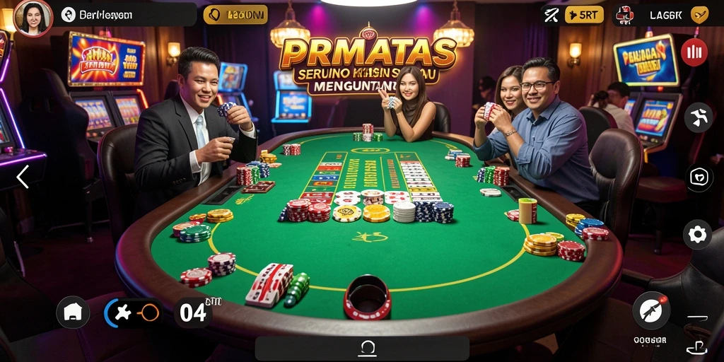 Screenshot utama 5RT menampilkan gameplay kasino yang menarik dan menghibur.