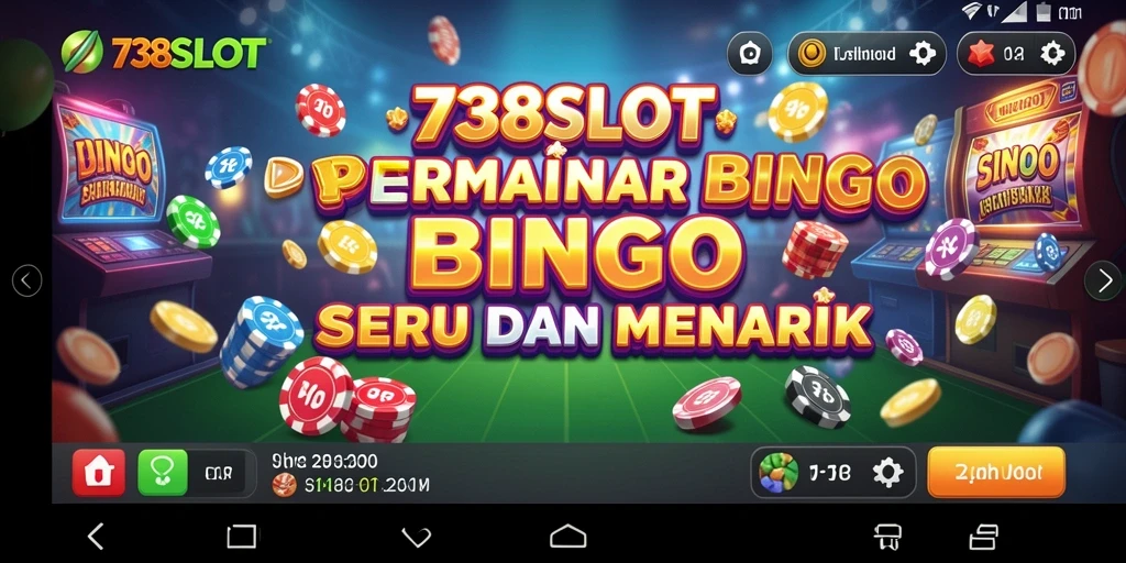 Tampilan gameplay seru dan interaktif dalam 738SLOT.