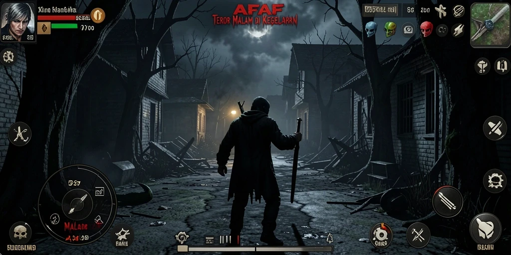 Gameplay AFAF yang mencekam dan penuh ketegangan.