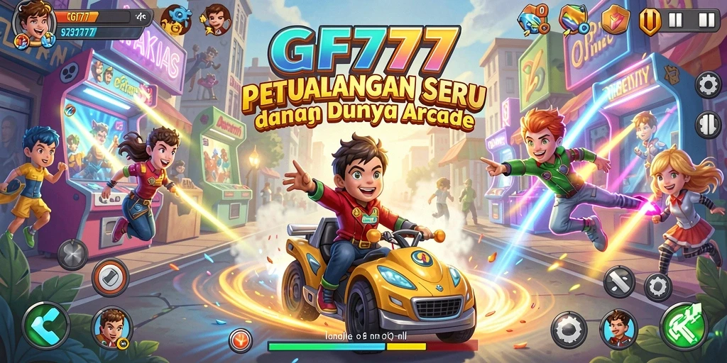 Screenshot gameplay GF777 menampilkan tantangan seru dalam dunia Arcade.