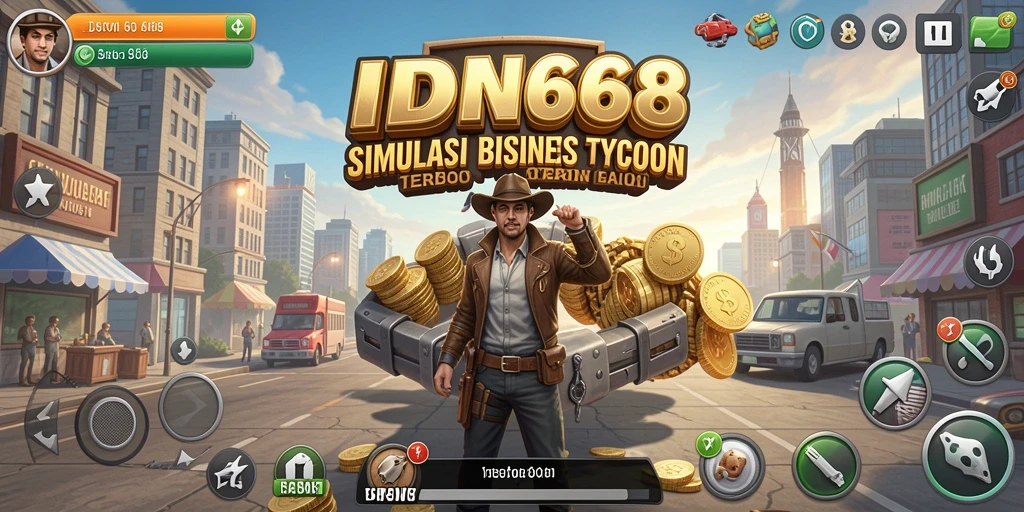 Tampilan gameplay IDN668 yang menarik dan penuh warna.