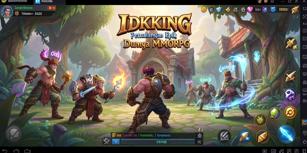 Tampilan gameplay epik dalam IDRKING dengan petualangan yang mendebarkan.