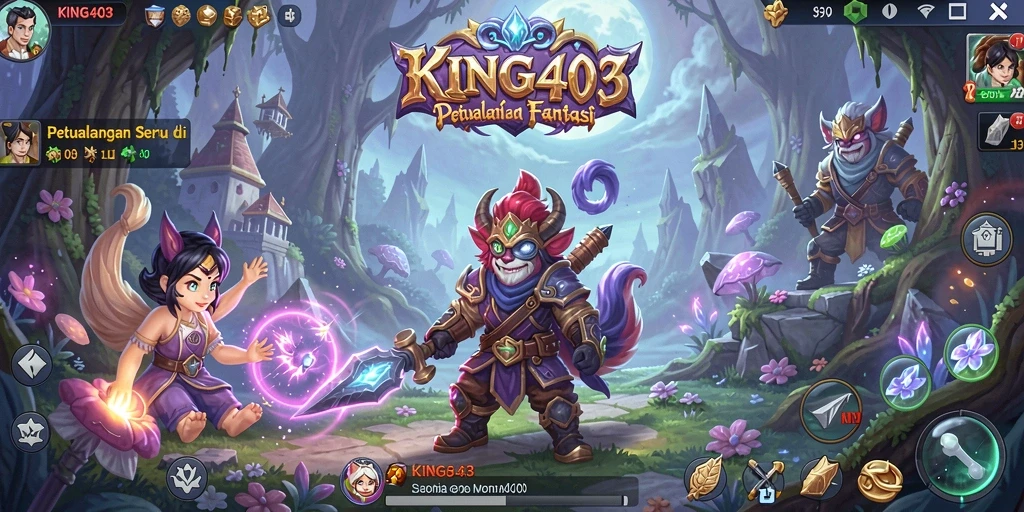 Tampilan gameplay KING403 yang menakjubkan dan penuh aksi.