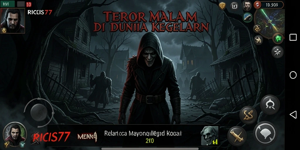 Gameplay menegangkan di <strong>RICIS77</strong> dengan suasana Horror yang mencekam.