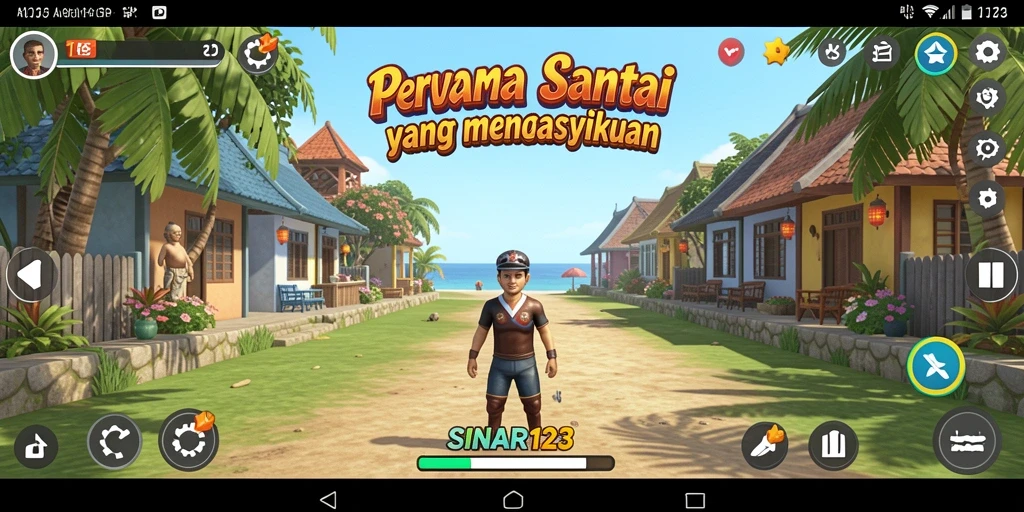 Tampilan gameplay menarik dari SINAR123 yang menyenangkan dan santai.
