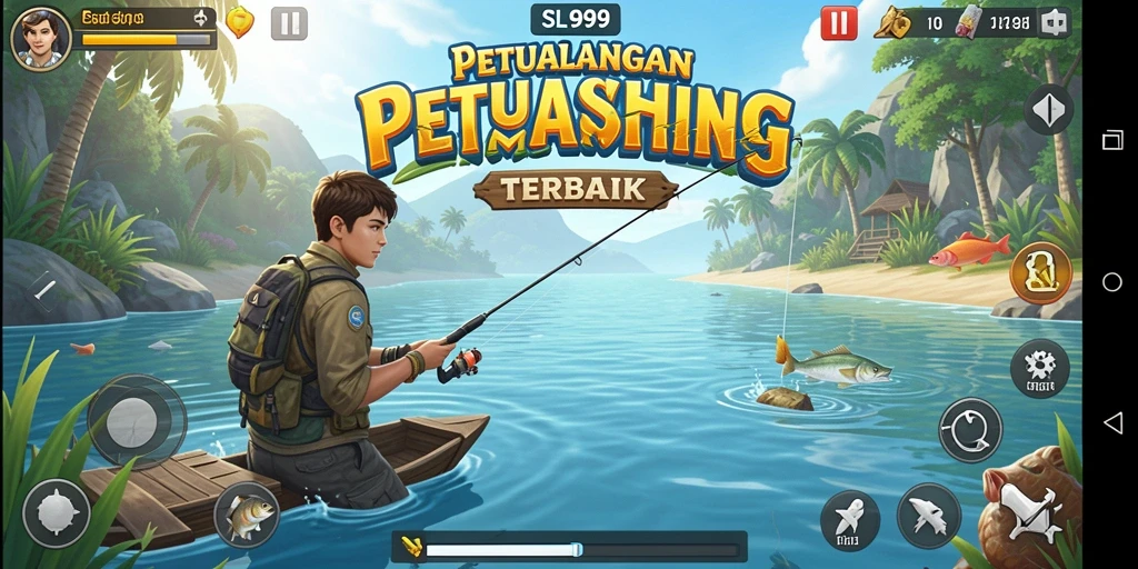 Gameplay seru di SL999 dengan berbagai jenis ikan.
