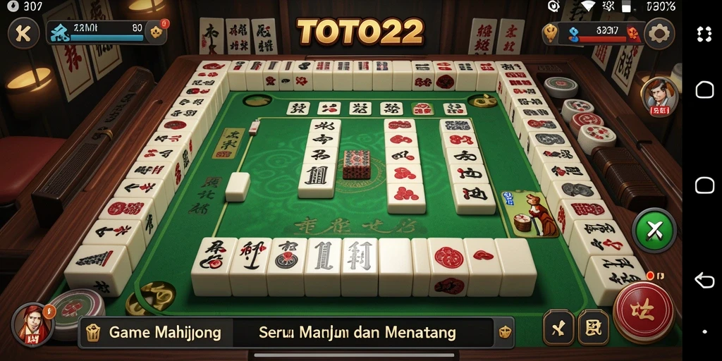 Tampilan menarik saat bermain Mahjong di TOTO22.
