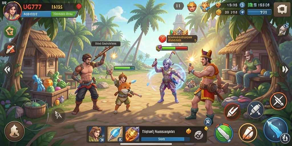 Tangkapan layar gameplay <strong>UG777</strong> yang penuh warna dan menghibur.